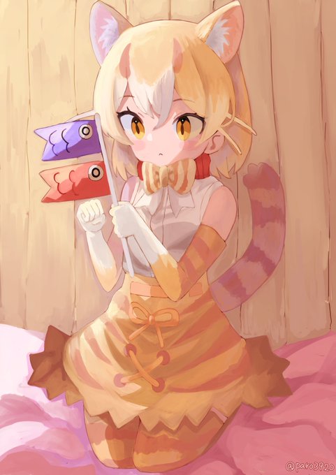 イエネコちゃんとこいのぼり#けもフレ3 #けものフレンズ 