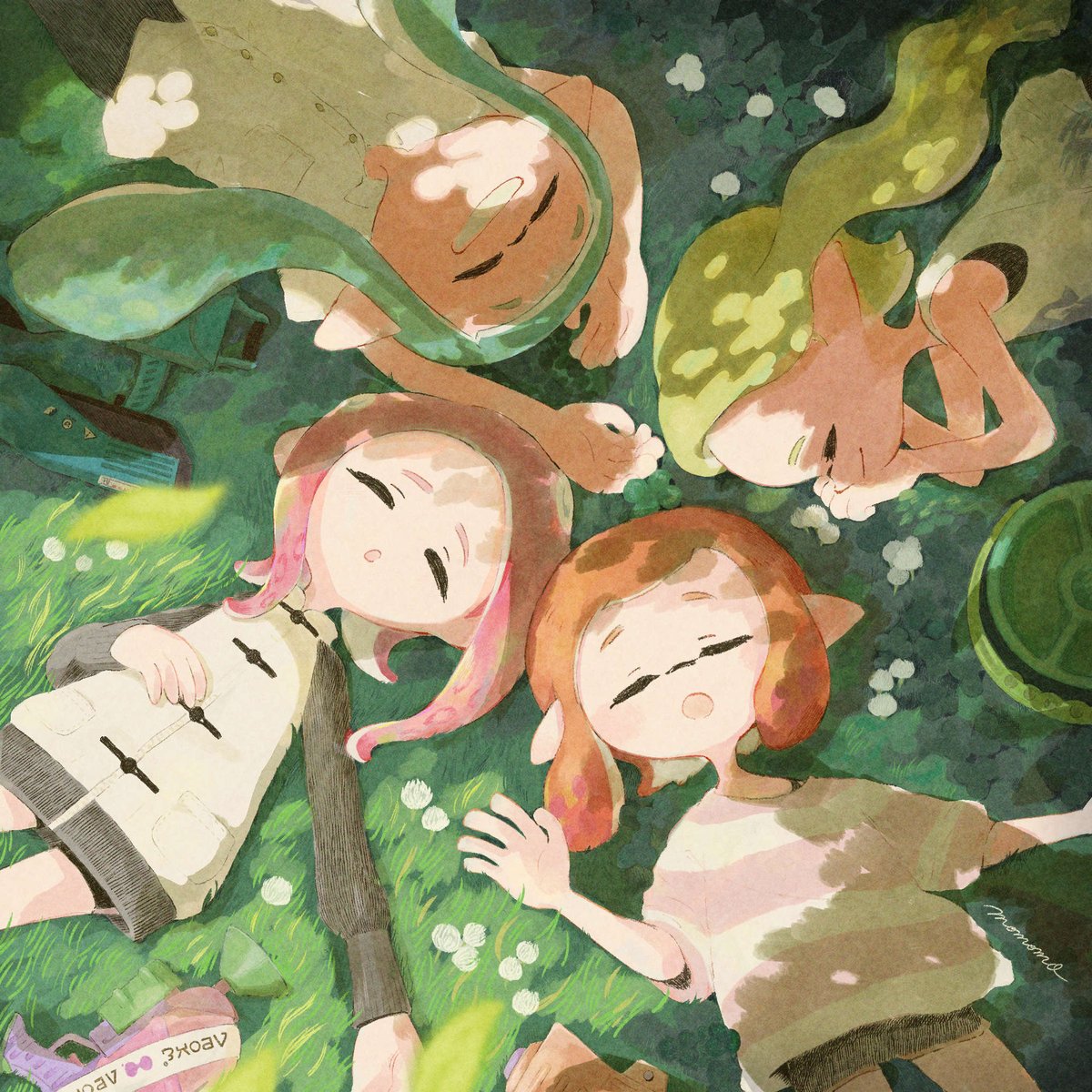 スプラトゥーン ひとやすみ スプラトゥーン2 Splatoon2 ゴールデンウィークsn Momomoのイラスト