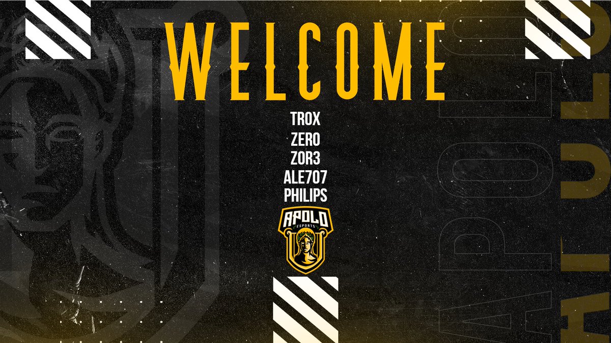 EsportsApolo's tweet photo. 🚨PRESENTACIÓN🚨
Os presentamos a los 5 jugadores de CSGO que representarán a @EsportsApolo.

🖱️ @ItsTroxHCF
🖱️ #Zero
🖱️ #Z0r3
🖱️ #ALE707
🖱️ #Philips

A POR TODAS💪

💛#FeelTheGod💛 https://t.co/Klbx3a0NOW