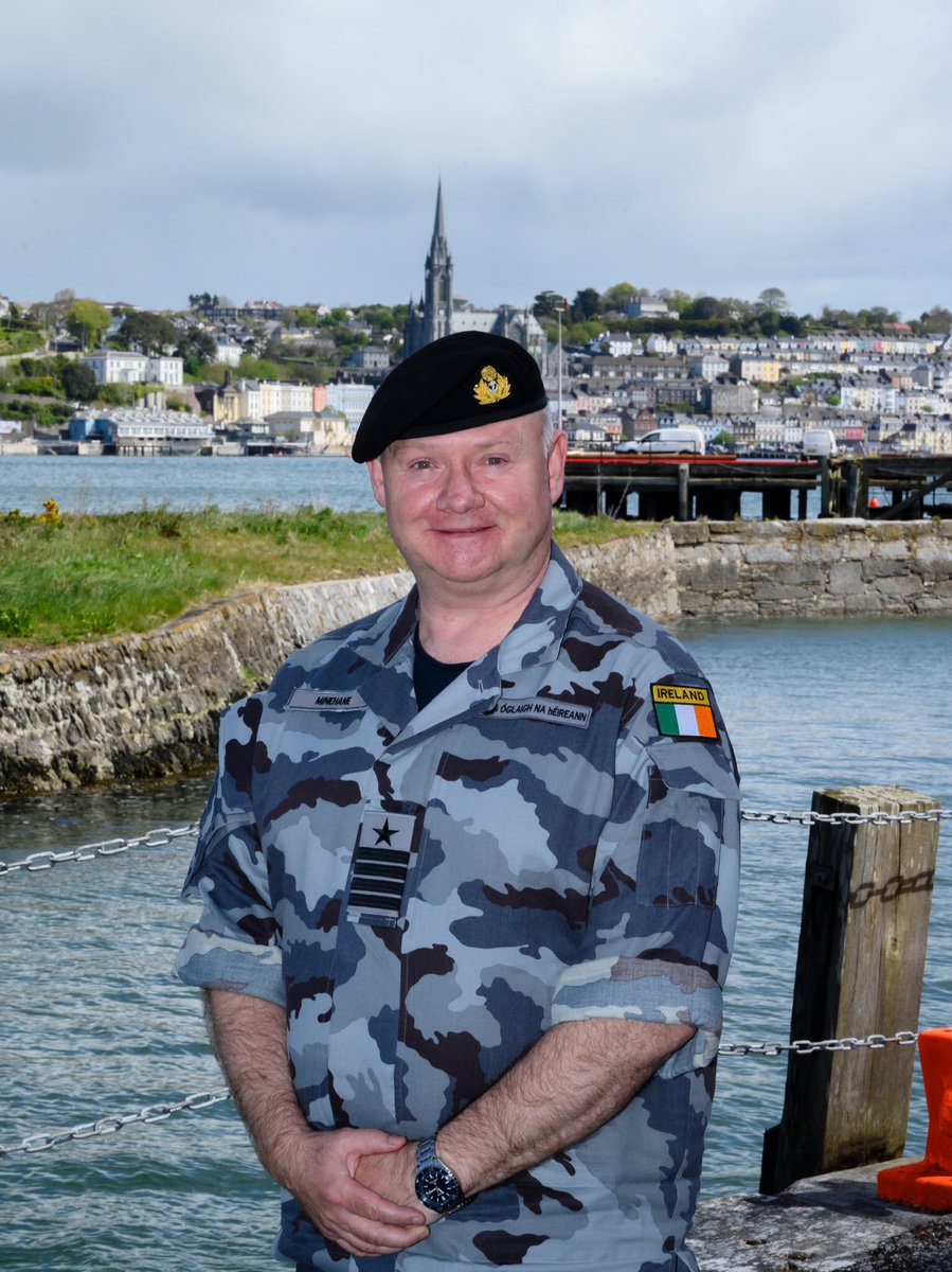 #Congratulations to Cdr Ken Minehane on his #promotion to Captain (NS). Captain (NS) Minehane now takes up his next appointment as Officer Commanding Naval Operations Command (OCNOC). Bravo Zulu Sir! 🇮🇪