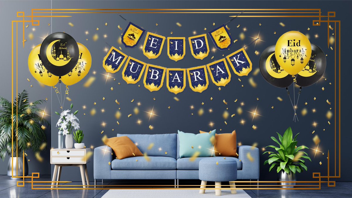 Order your Eid Decoration Set today to secure delivery in time for Eid! #ramadhan #ramadan #eid #eidmubarak #eiddecorations #eiddecorationset #eidbanner #eidballoons #eidparty