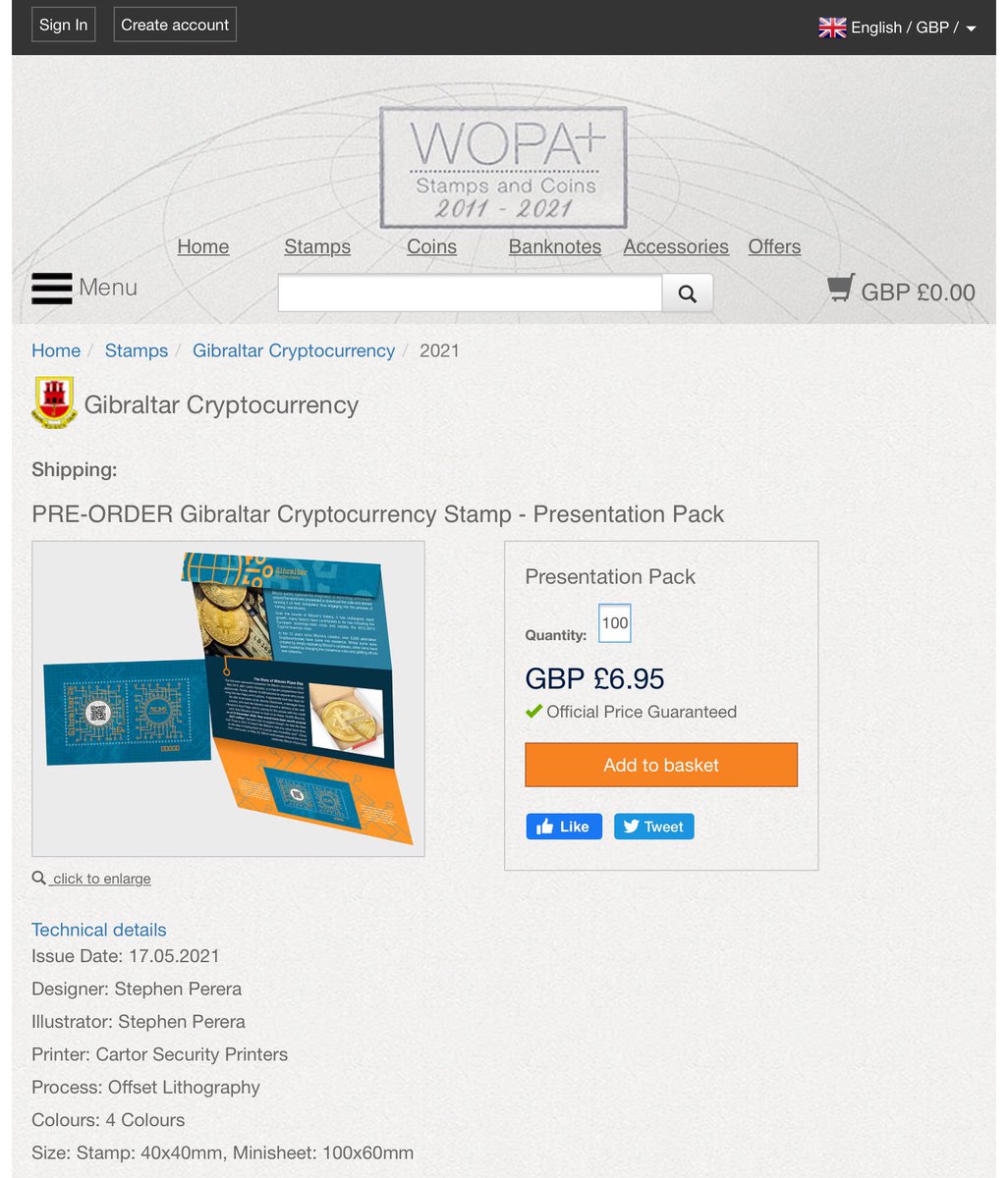 GibNifty's tweet image. The Gibraltar Crypto Stamp
Order yours now at ..

wopa-plus.com/en/stamps/prod…

#Crypto #Stamps #bitcoin #Ethereum  #cryptoart #DeFi #NFT #WAXP #Gibraltar