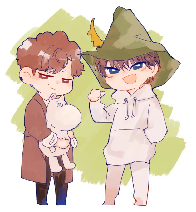 ムーミンとスナフキン🌿 