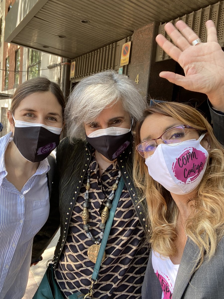 Desde primera hora de la mañana estamos aquí acompañando a los colegiados y colegiadas que acuden a votar  ! #eleccionescopm2021