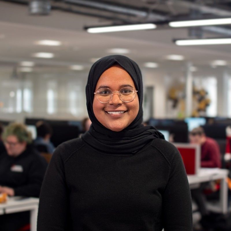 Meet new starter Hana Mohamed, Junior Cloud Developer.

Hana’s #developer path started with an intense coding bootcamp with <a href="/northcoders/">https://bsky.app/profile/northcoders.com</a> , a journey that will continue, as Hana focuses on the front-end development of our Ki. smart city platform.

A very warm welcome Hana
