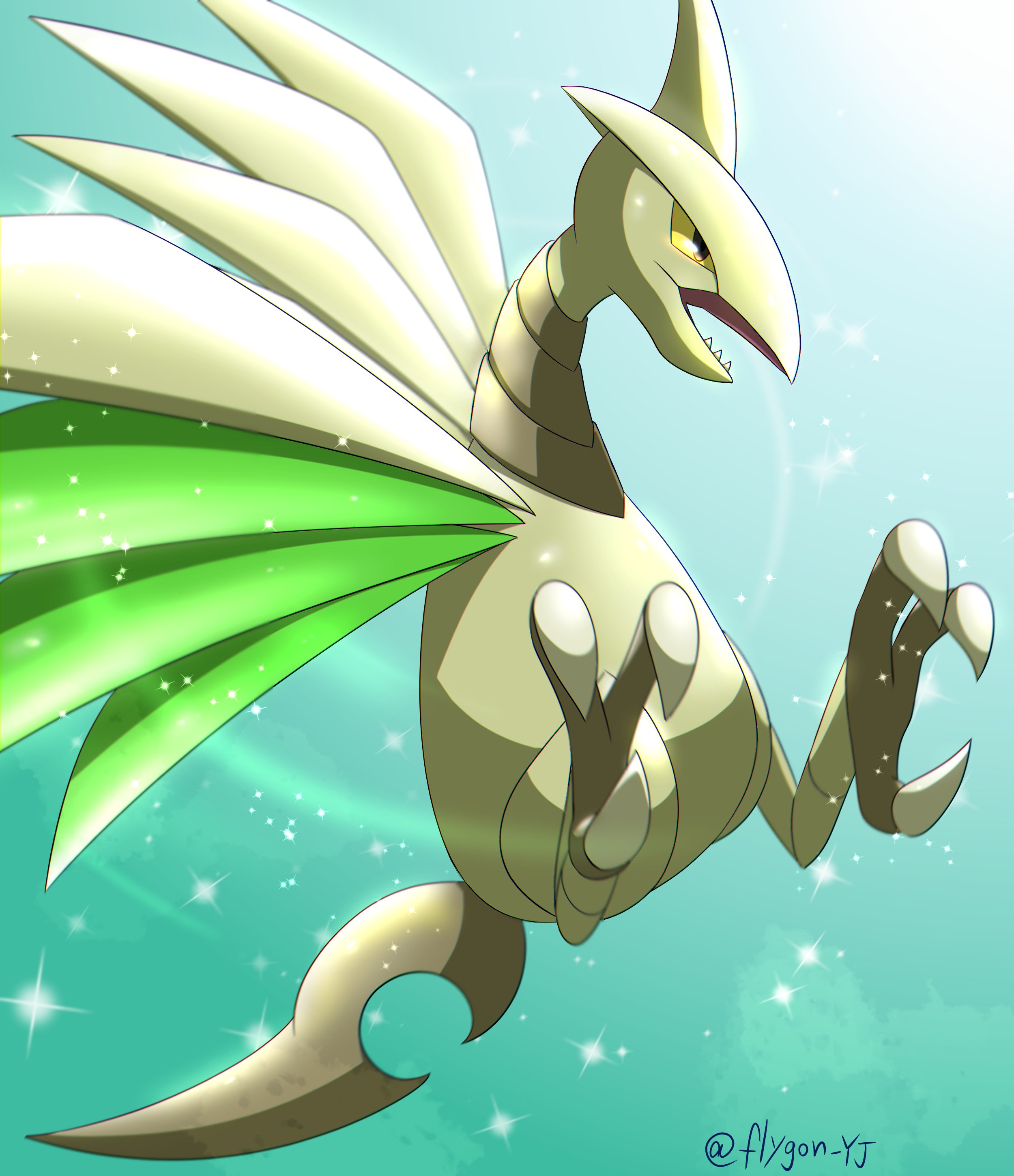 ゆじゅ 色違いエアームド ポケモン イラスト エアームド Skarmory T Co Hwhze0okav Twitter