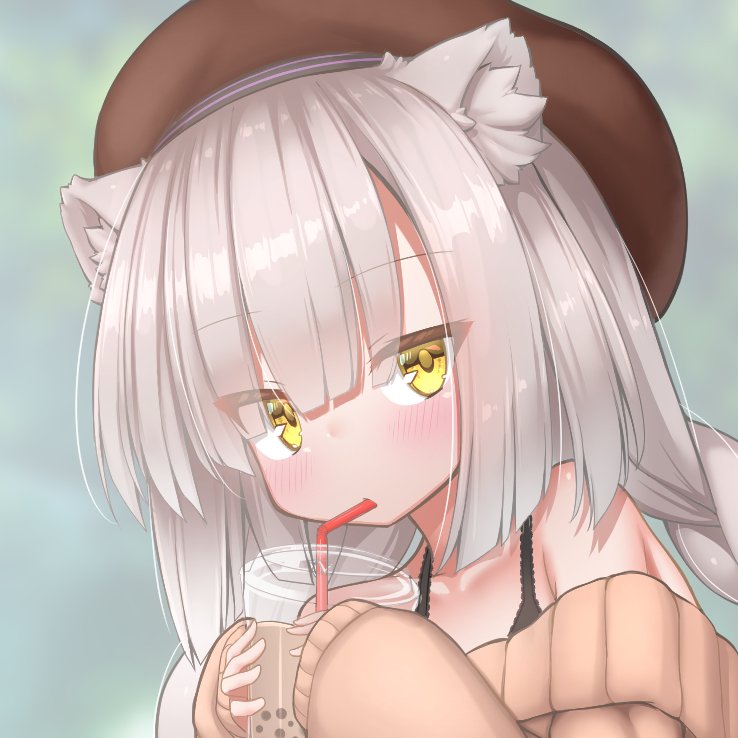 春服なハクちゃん🌸🐯🌸 