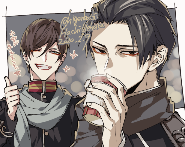 higanbachi's tweet photo. 描ける余裕が出来なくて再掲だけどオベおたおめ！🎂 https://t.co/g7kGhqOdIo