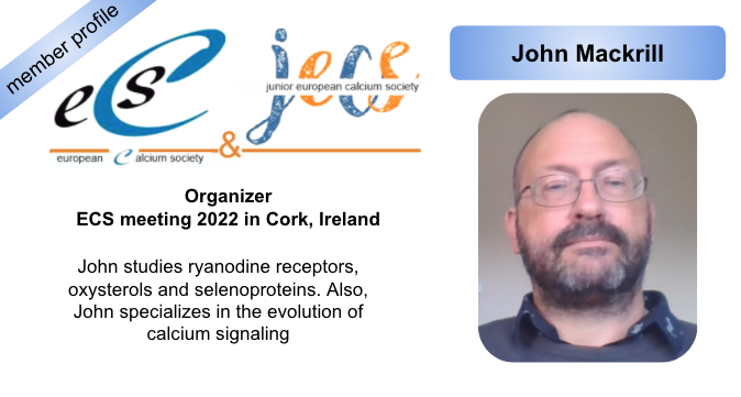 EuroCalcium's tweet photo. Introducing #ECSmember John Mackrill @MackrillJohn: ECS member and host for the postponed ECS meeting! #ECSmemberprofile
For more information about John’s research at University College Cork, Ireland @UCCResearch: https://t.co/m95smfRPqF https://t.co/jTywBamXhx