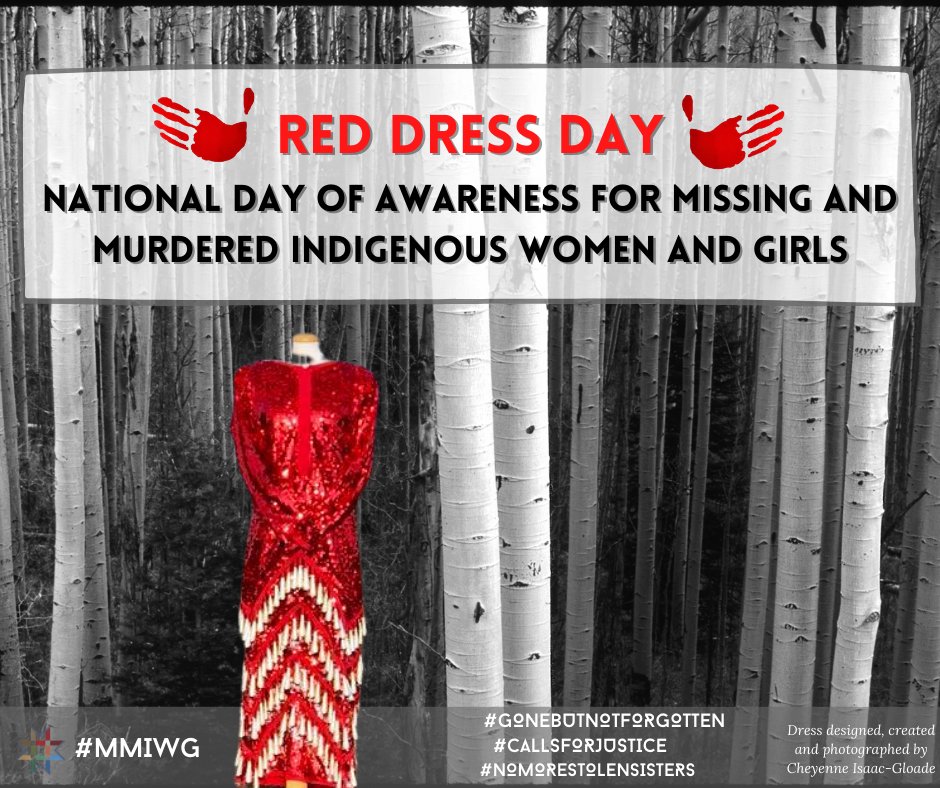 May 5 every year is the National Day of Awareness of Missing and Murdered Indigenous Women and Girls (MMIWG) in Canada.

#MMIWG #MMIW #MMIW2S #MissingAndMurdered #CallsForJustice #GoneButNotForgotten #NoMoreStolenSisters