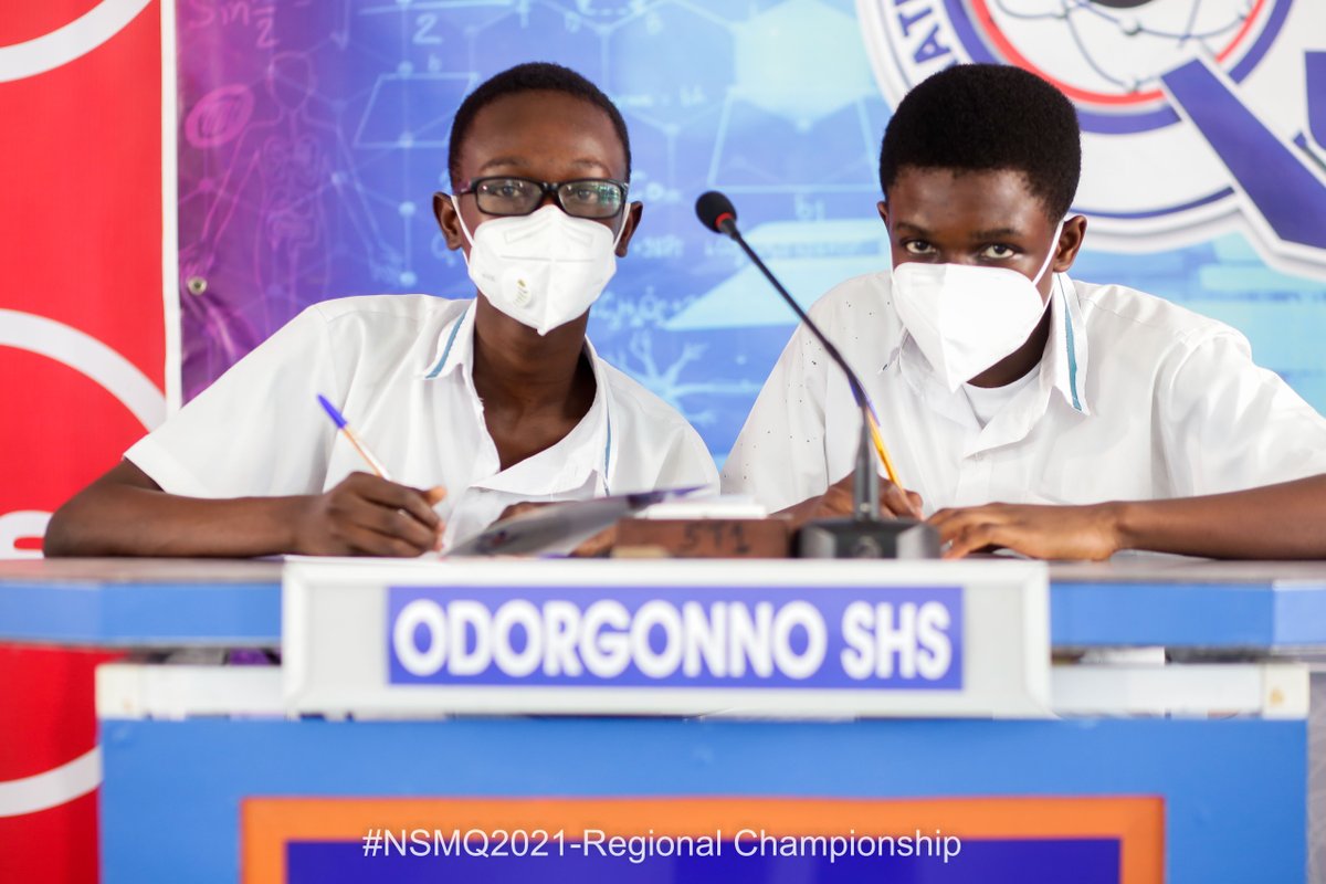 NSMQGhana's tweet photo. Greater Accra

Meet the contestants in the first contest. End of round 1 scores coming up shortly. 

#NSMQ2021 #AbsaRegionalChampionship #Primetime https://t.co/39KLphngvI