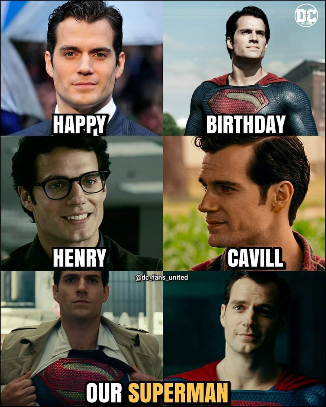 Happy birthday to Henry Cavill, the only one  