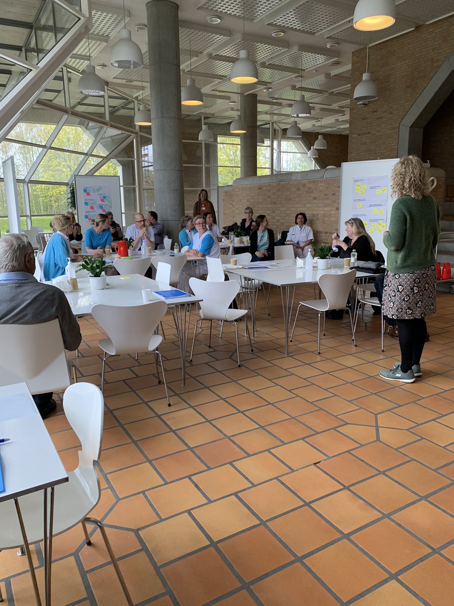 En spændende eftermiddag på #NSRsygehuse med kick-off på Fælles Beslutningstagning #Sammenom med ledere, klinikere og repræsentanter fra Patient-pårørenderådet #Sammenervibedst