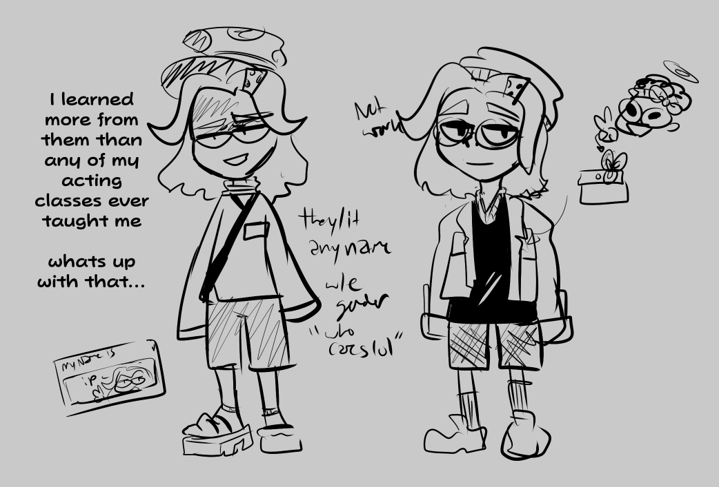 extremely random gijinka design for the script toad in shogun studios because i was mad no one showed any relationship btwn them and rb when they probably spent more time together than dj and hp ever did 