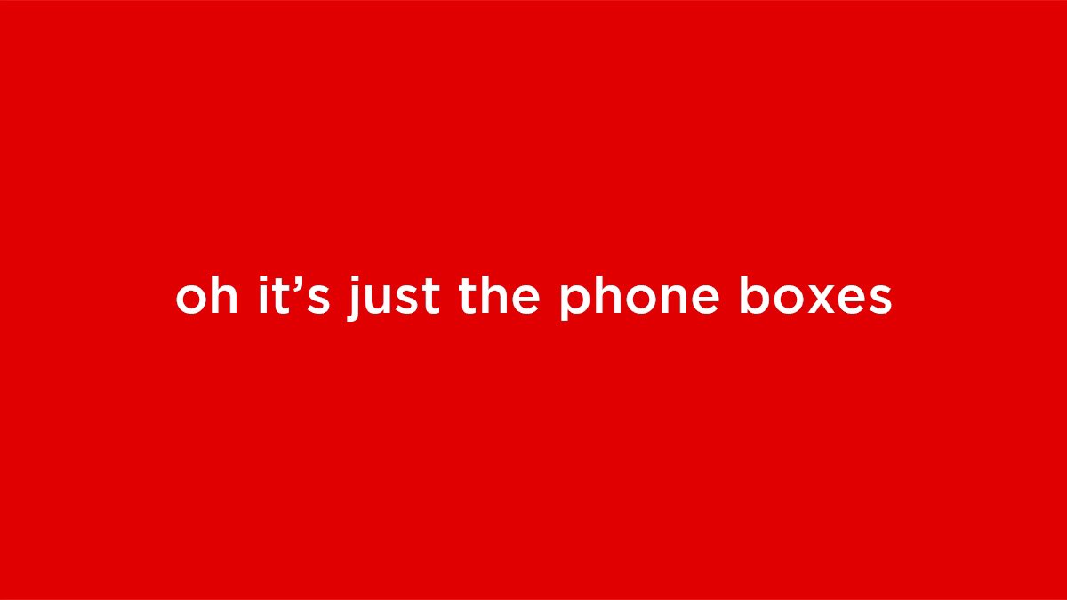We are excited to announce our next exhibition, Oh It’s Just The Phone Boxes by Annette Warner and Abigail Miller 💥

This collaborative work explores the spatial boundaries of K6 and the interchangeable relationship between artwork and gallery

Stay tuned to hear more