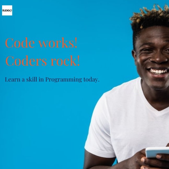 ThisIsRudigo's tweet image. We teach the top in-demand skills at Rudigo Academy. #codeworkscodersrock

instagram.com/p/COf4Z9Qsmbh/…

#edtech #education #edchat  #CollegeSigningDay #HigherEducation  #entrepreneur #coding #onlinejobs #onlineskills #digitalskills #programming  #onlinelearning #WorkFromHomeJobs