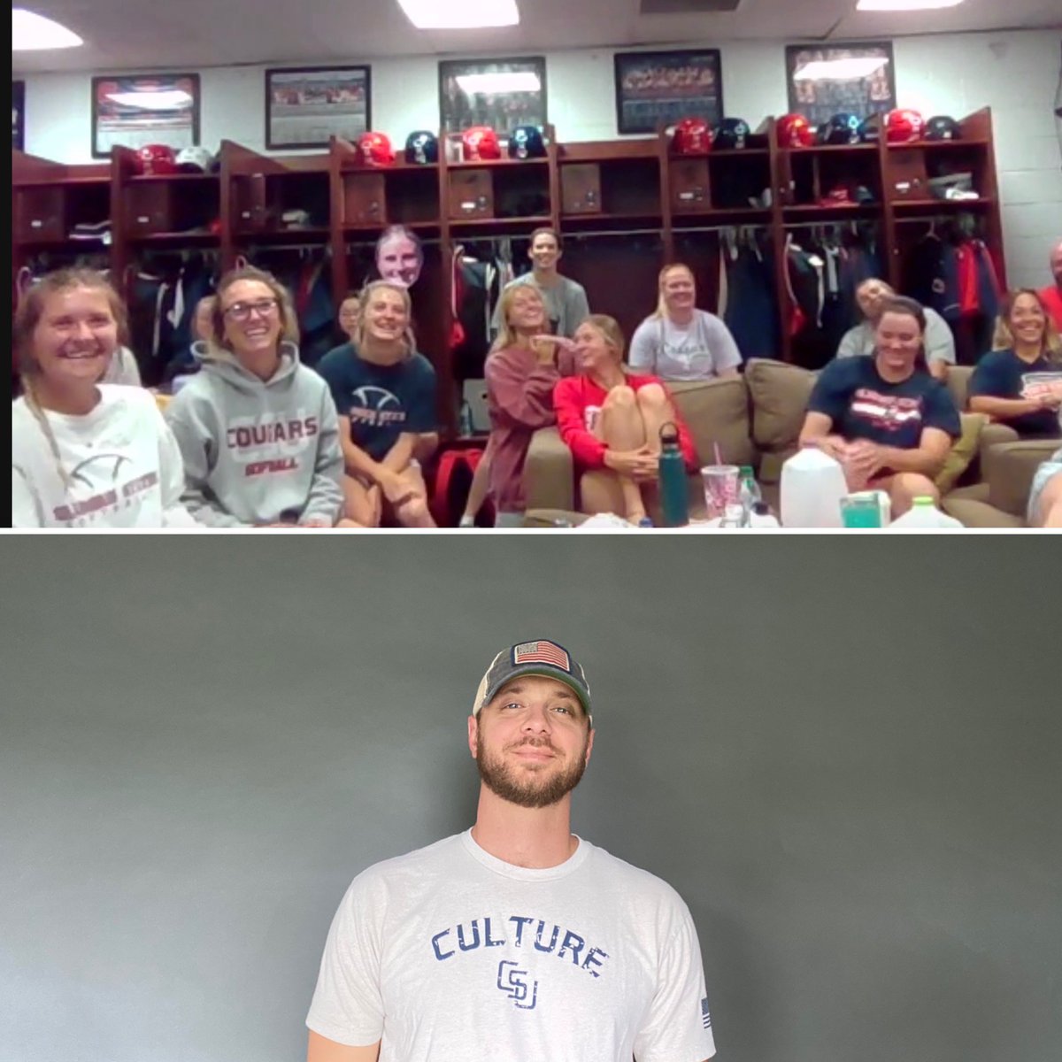 Had a blast with <a href="/CSUCougarsSB/">Columbus State Softball</a> this morning. Go get it!  🇺🇸⚾️#ItPaysToBeAWinner.