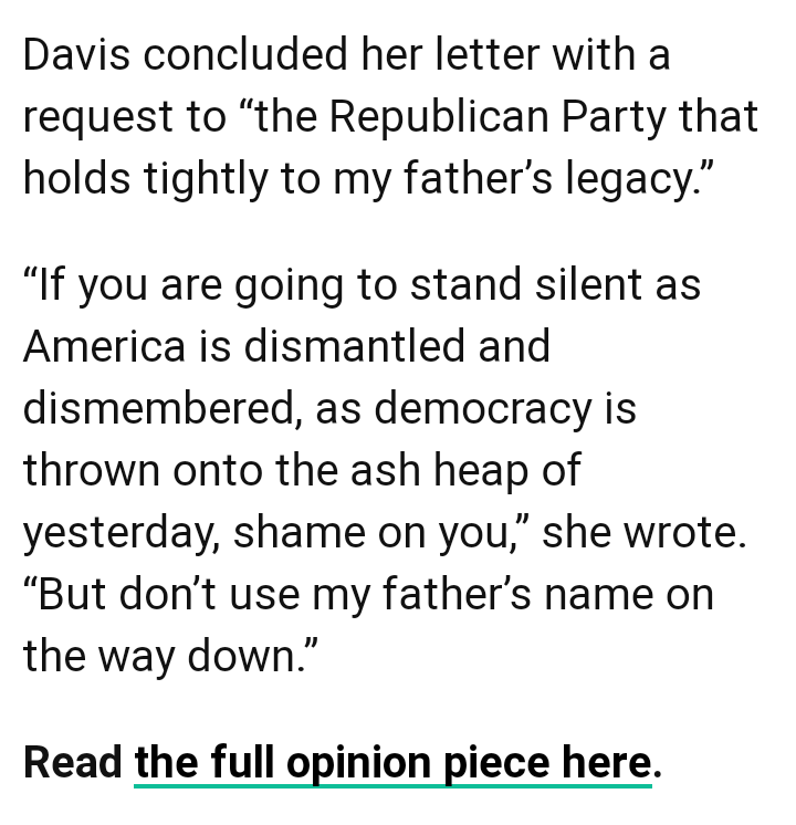 CitizenRevere's tweet photo. #StoneColdTraitor
Remember that Ronald Reagan's daughter had PUBLICLY asked the GOP to stop allowing her father's words to be used to defend a disrespectful, unpatriotic liar like Donald Trump--esp. as DJT was destroying the America we (& Reagan) loved!! https://t.co/IPLrBeSWmq https://t.co/CNXRifjkp3