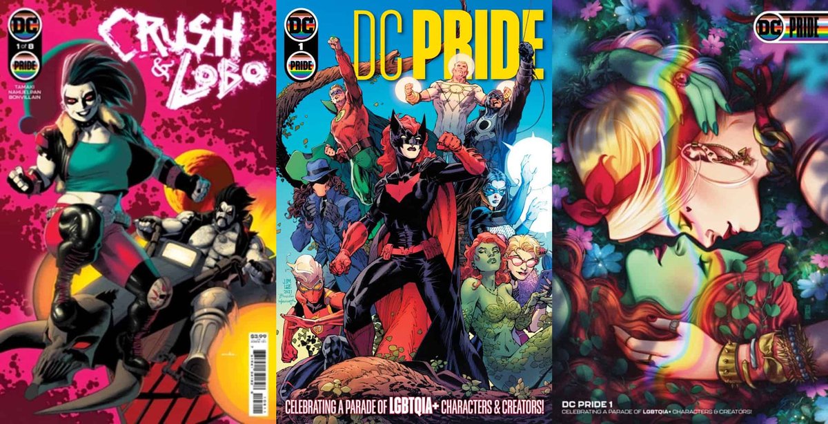 HEY  #DCPRIDE FANS!We're coming up on FOC for DC PRIDE #1 and CRUSH & LOBO #1 this SUNDAY 5/9. Some of y'all are excited about these titles but new to comic books, or it's been a while—and that's AWESOME. Welcome! This is a thread on HOW to preorder and WHY preorders matter.