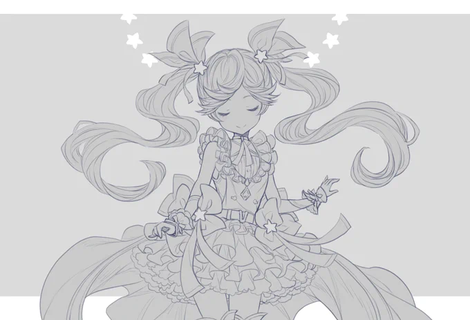 目を閉じてる絵の再放送。 