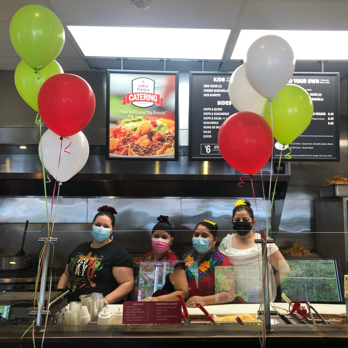 Salsa Fresca is turning up today! Thank you to everyone that supports us. Have an awesome Cinco de Mayo 🎉🌯🤌🏻 #salsafam