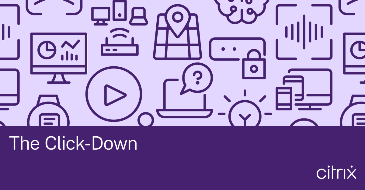 citrix's tweet photo. The topic for today's Click-Down episode? @Wrike. 

Join @MobileRuiz &amp; @djfeller as they chat with @gkuruvilla about the problems Wrike is solving, how it fits into Citrix, who can utilize it, and more. https://t.co/e7x96YWhMe https://t.co/GfGTDoNP3V