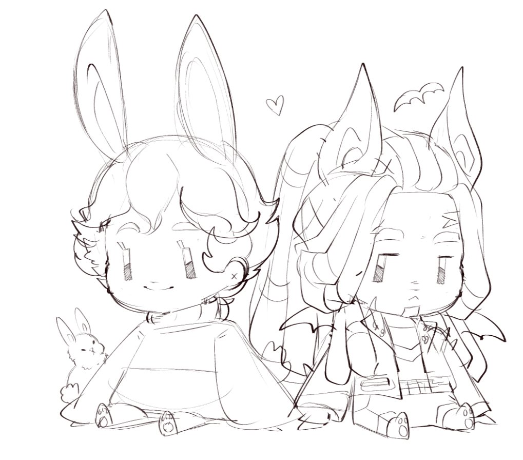 maluna chibis for my gf 