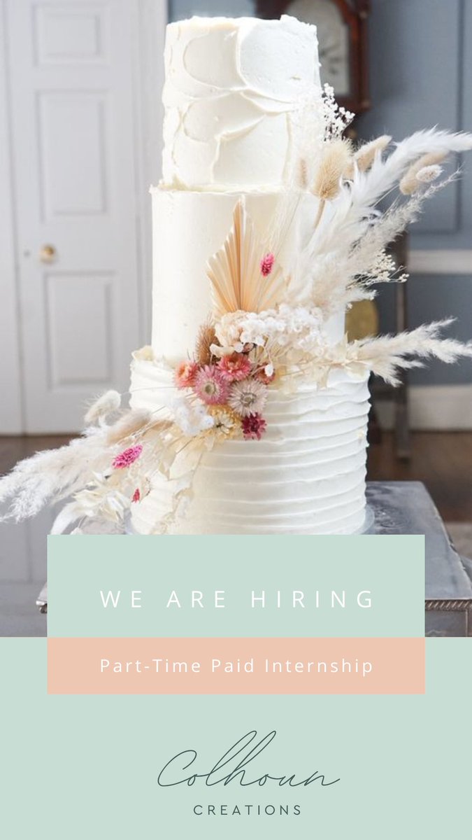 ColhounCreatio1's tweet photo. I am hiring for a part-time paid #internship! I’m looking for a trainee baker for 8-15 hours p/w for my Dublin based bakery to support baking, cake decorating and weekend markets! #JobFairy #IrishBaker 🍰 https://t.co/acVVMTf1R5
