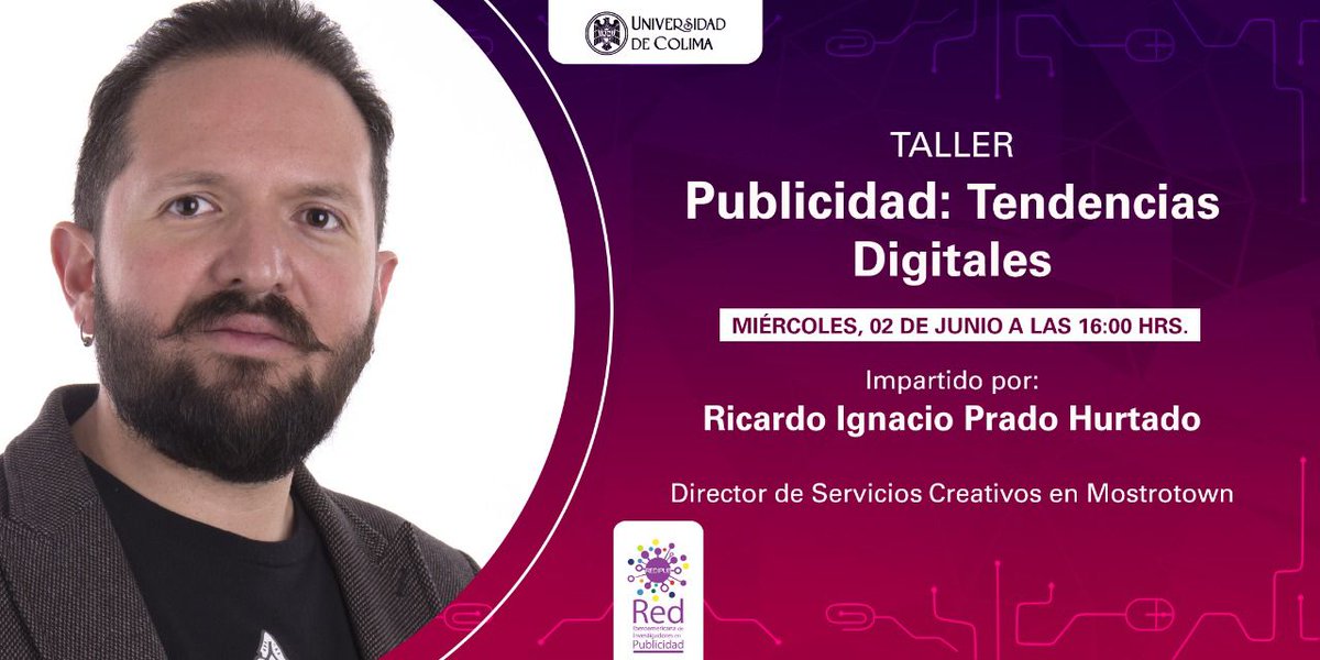 redipub_mx's tweet photo. Es Licenciado en Publicidad por el @CeccOficial, Maestro en Mercadotecnia por la @RedUNID y estudiante del Doctorado en Investigación de la Comunicación en la @UniAnahuacMayab.
#CongresoRedipubMX #UDC #PyRRPP #ConectadosSeguimosAprendiendo https://t.co/bNEby4Jz61