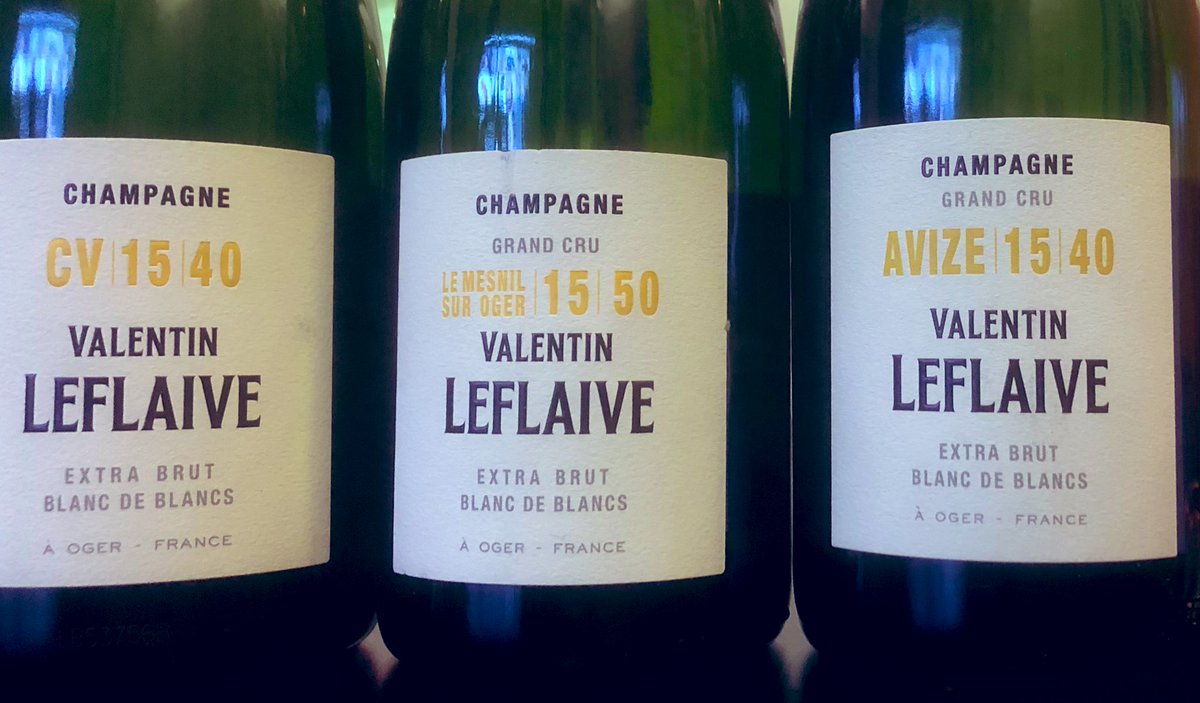 LuckyRob99's tweet photo. Afternoon’s #wine #tasting involving one of my #favs #champage styles #blancdeblancs with 2015 base #vintage . Lovely #autolytic character, richness with a citrus edge, great tension. Extreme wines #lemesnilsuroger #Avize @bancroftwines https://t.co/LO98j9YE0G