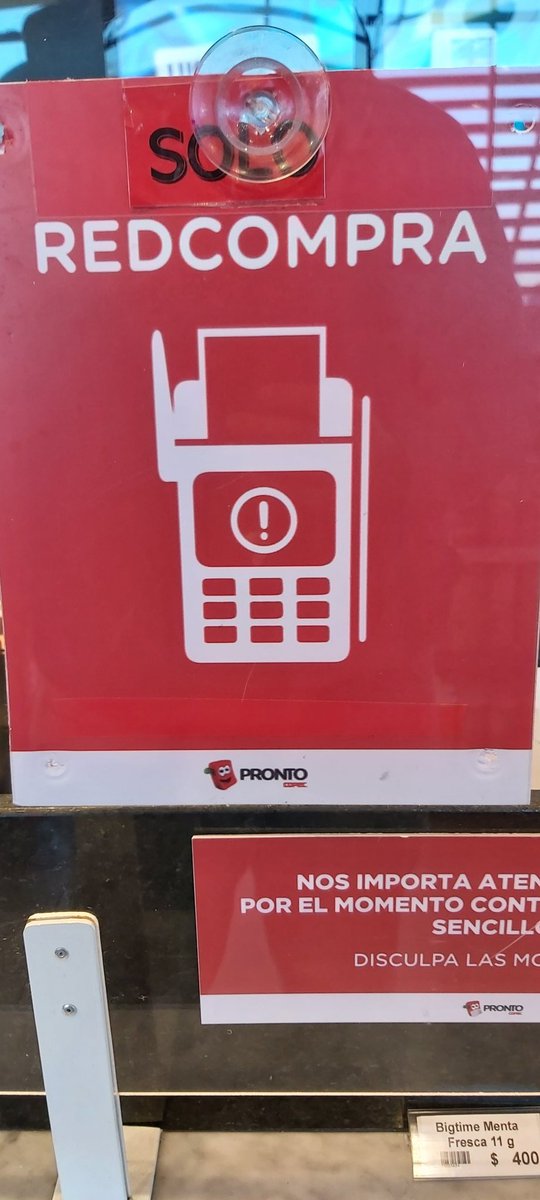 marcanoserrano's tweet photo. ALERTA: ¿Sabe usted que en las estaciones de servicio #Copec solo aceptan #RedCompra como forma de pago, al preguntar el porqué de la política manifestaron que les resulta muy difícil adquirir dinero en #efectivo en especial monedas. Prepárese para el fin del #dinero en #efectivo https://t.co/fj7oeCviMV