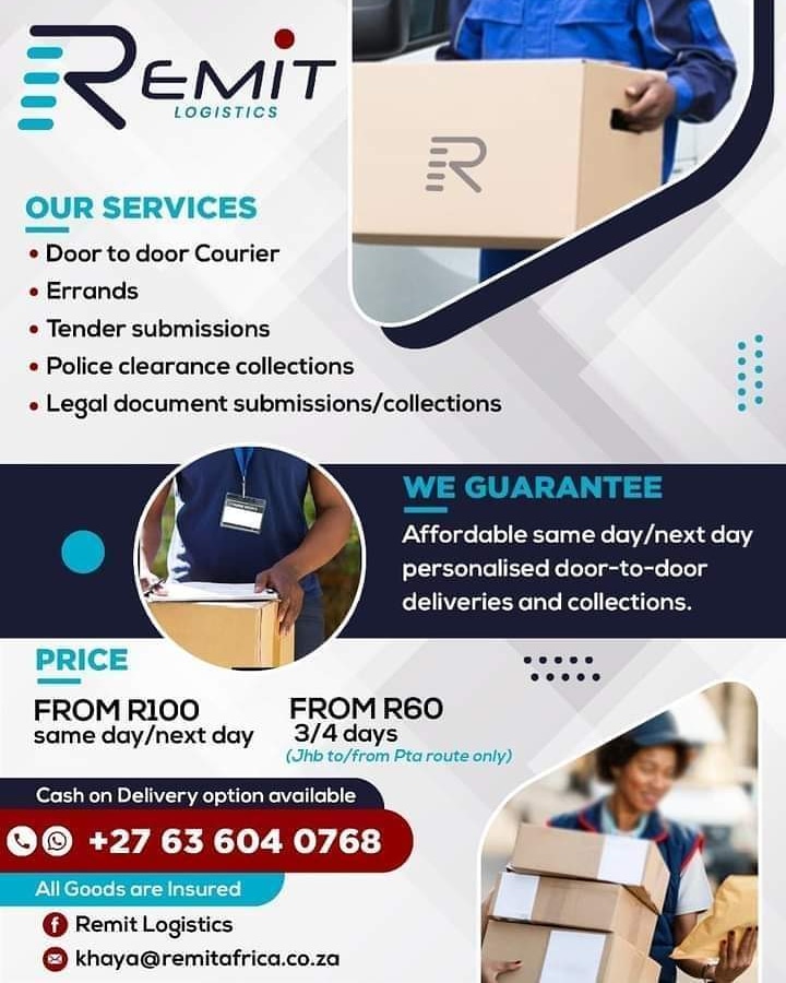 Car_ya007's tweet photo. Building this brick by brick. One parcel at a time...one delivery at a time 
🚗📦🏃🏿‍♂️ #RemitLogistics #Courier #Errands #smme #smallbusiness #logistics #parcels #doortodoordelivery #samedaydelivery  #nextdaydelivery #parceldelivery #reliablecourier #gauteng 
Contacts: 063 604 0768 https://t.co/eSanj08xf7