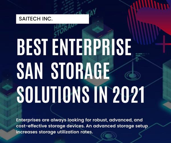 SaitechInc's tweet photo. Check out our new post 👉 #SAN_Storage – Best #Enterprise #SAN_Storage_Solutions 2021
- https://t.co/TDdHBAZH0S
In this post you'll learn about:
🔰How Does #sanstorage Works?
🔰#Types of #networkstorage
🔰Benefits Offered by #SAN Storage
🔰Top 5 #enterprisesanstorage Solutions https://t.co/KKjNKauAWI
