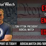 Image for the Tweet beginning: Judicial Watch is fighting for