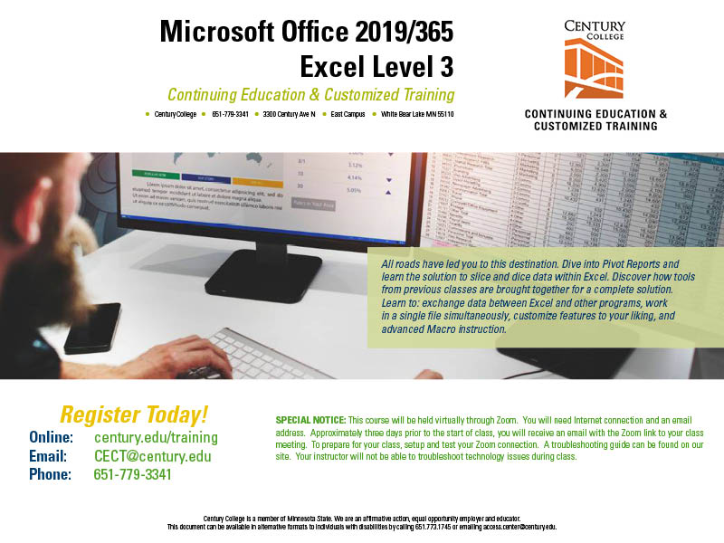 CenturyCECT's tweet image. 𝑹𝒆𝒈𝒊𝒔𝒕𝒆𝒓 𝒇𝒐𝒓 𝑬𝒙𝒄𝒆𝒍 𝑳𝒆𝒗𝒆𝒍 𝟑 𝒉𝒆𝒓𝒆: mnscu.rschooltoday.com/public/costopt…
#Excel #Macro #Excelclass #centurycollege #microsoft #microsoftoffice #excellevel3 #microsofttraining