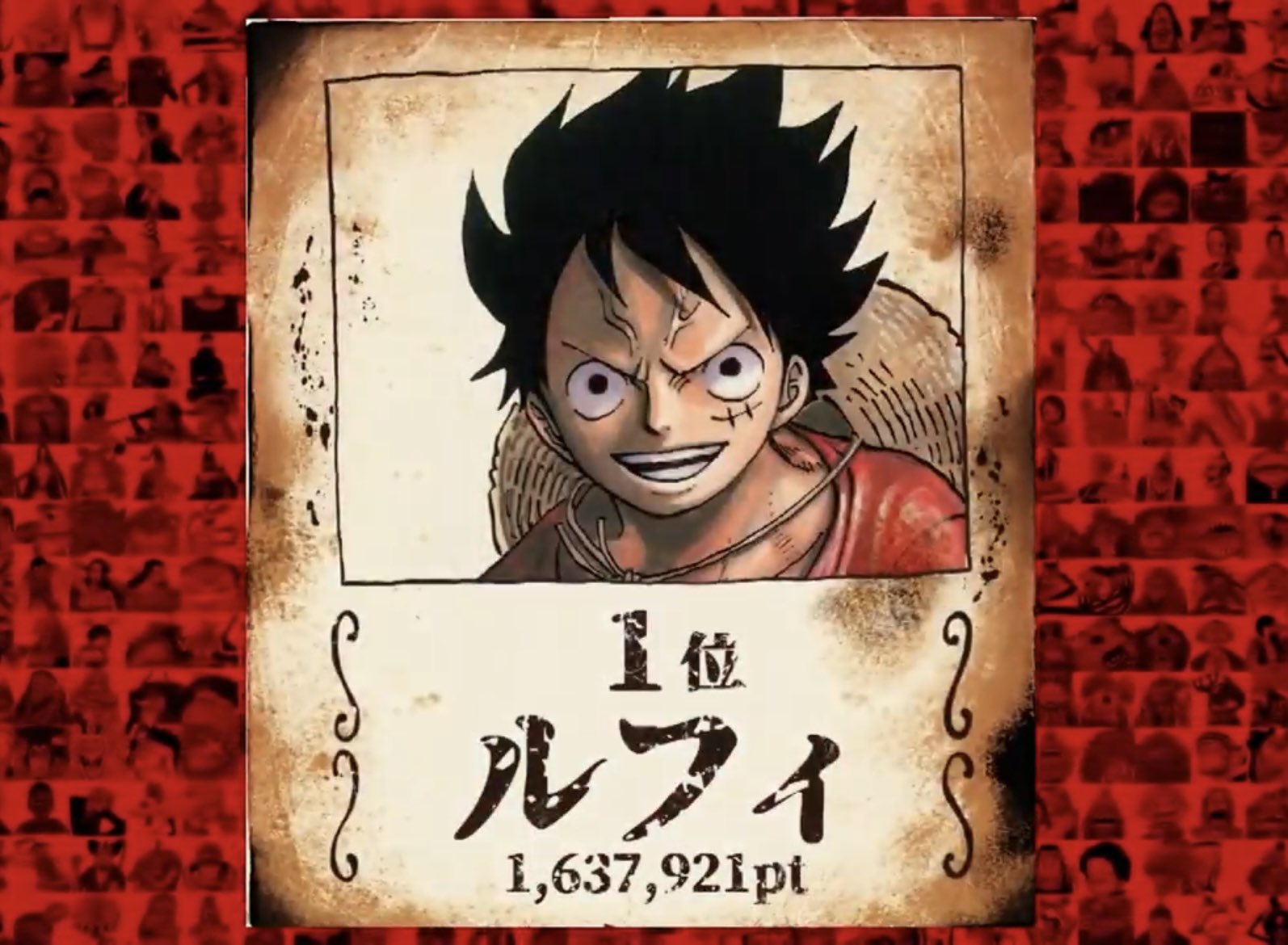 感無量やで One Piece Times Wt100世界人気投票 チョコレートと珈琲と猫と無駄に過ごす毎日 日々たれ流しブログ