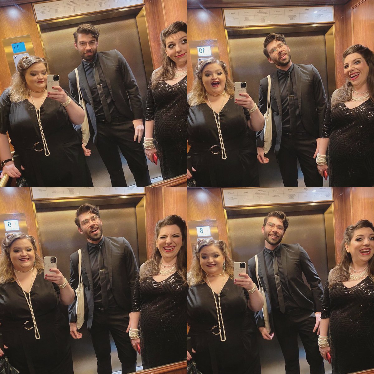 If the absolutely gorgeous audience response tonight is anything to go by, we did not forget how to put in a show during those long sad months when the theatres were closed. We DID however forget how to take a good pre-show selfie.