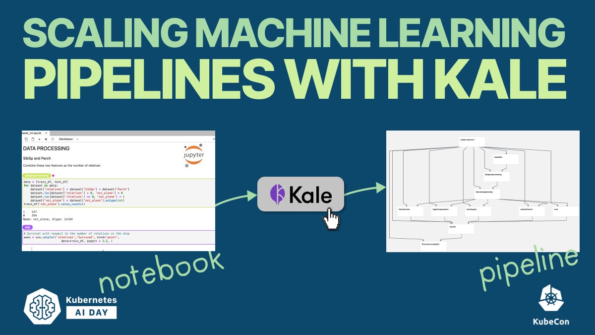 🧵I spoke at the 1st Kubernetes AI Day at #KubeCon #k8sAIday

Check out the thread on the summary of the talk:  Scaling Machine Learning Pipelines with Kale 🧵