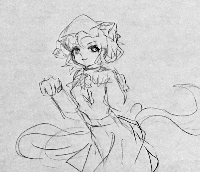 橙 #東方Project #橙 #絵描きさんと繋がりたい #絵師さんと繋がりたい #イラスト #イラスト好きな人と繋がりたい 