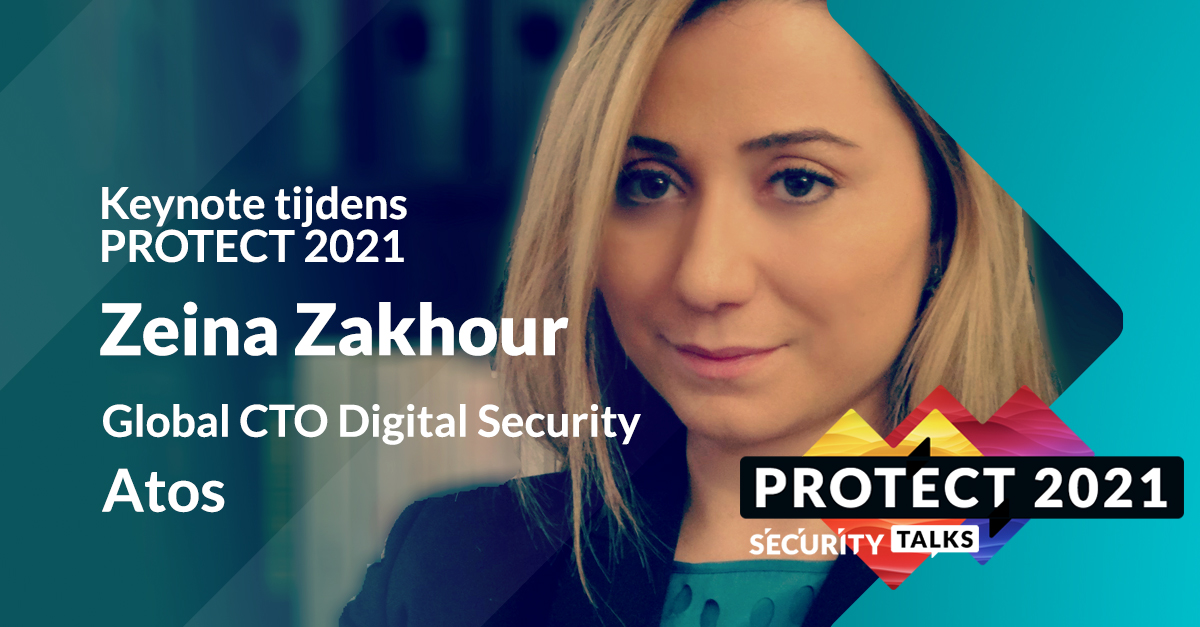 MotivNL's tweet image. Zeina Zakhour, Global CTO @Atos_Security  spreekt tijdens #PROTECT2021 over de bepalende rol van innovatie en de adoptie van nieuwe technologieën in cybersecurity. sowo.kr/20SrdhVs #MotivAtos