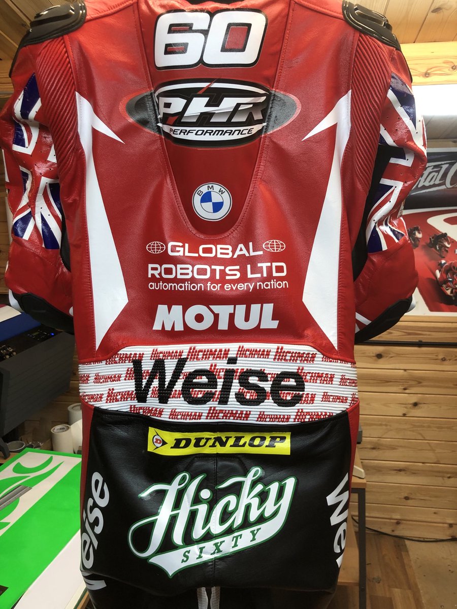 Nice to be back getting racers ready after lockdown😜nice ⁦<a href="/peterhickman60/">Peter Hickman</a>⁩  Weise set recently badged up