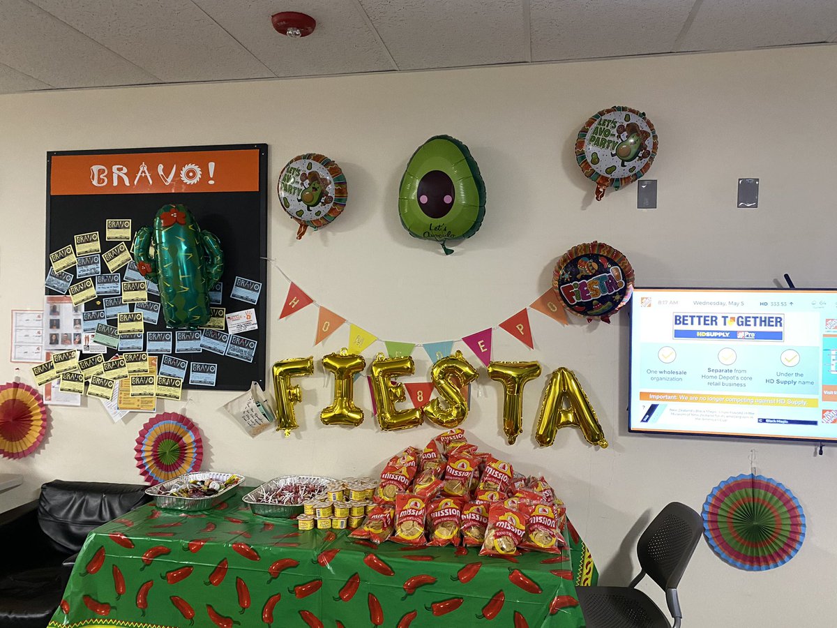 Happy Cinco De Mayo from 2581. @ChanteDiggs <a href="/b_mungul/">Brian Mungul</a> <a href="/EricWal29158377/">Eric Walker</a> <a href="/2581Home/">Home Depot 2581</a>