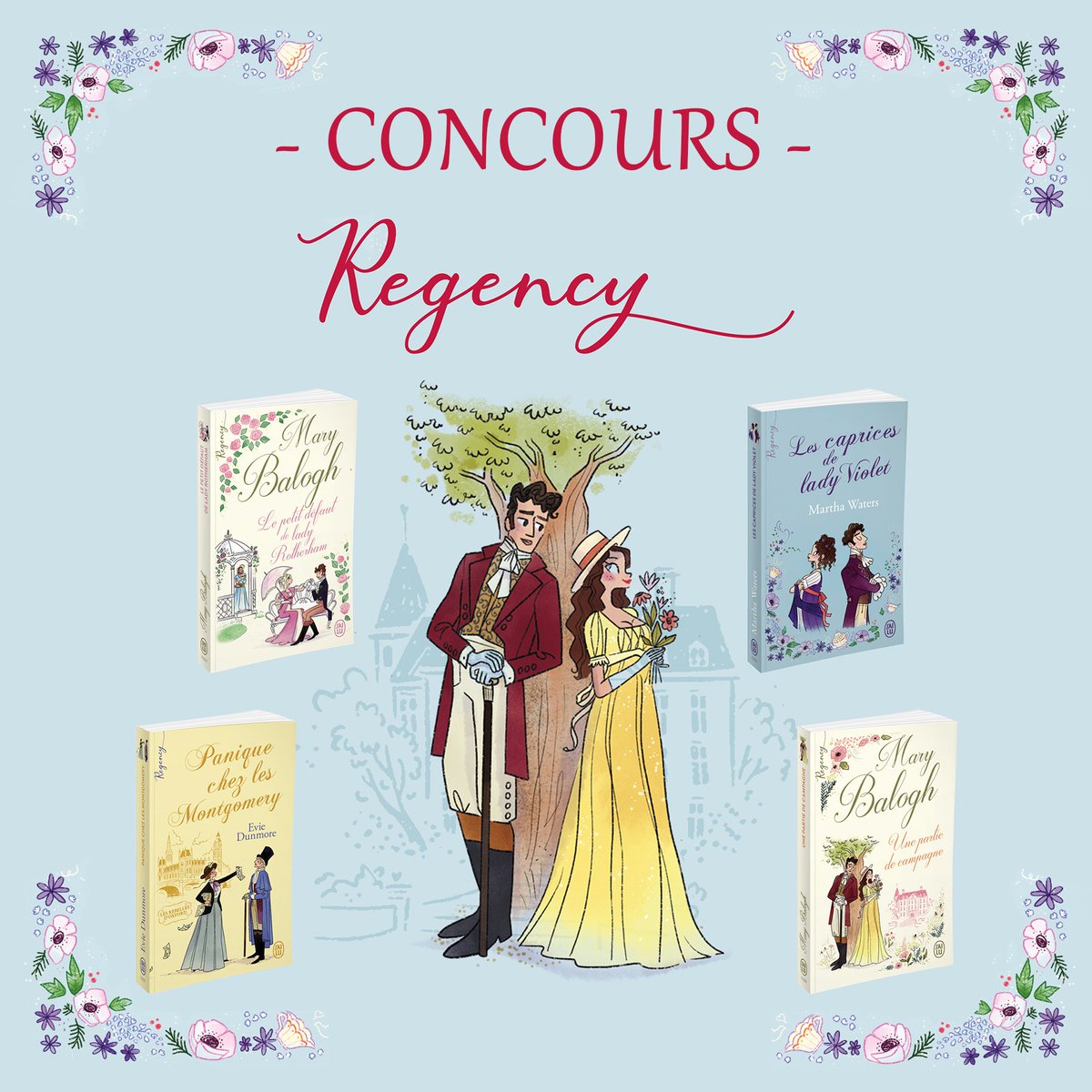 Jailupourelle's tweet photo. 🎁 CONCOURS REGENCY 🎁

Afin de fêter la nouvelle collection "Regency", J’ai lu pour Elle vous organise un beau concours !

Participez pour tenter de gagner un exemplaire de la romance historique Regency de votre choix ! 😍

Rendez-vous ici : 
👉 https://t.co/Muy0vETmvB https://t.co/nYFUvdotMC