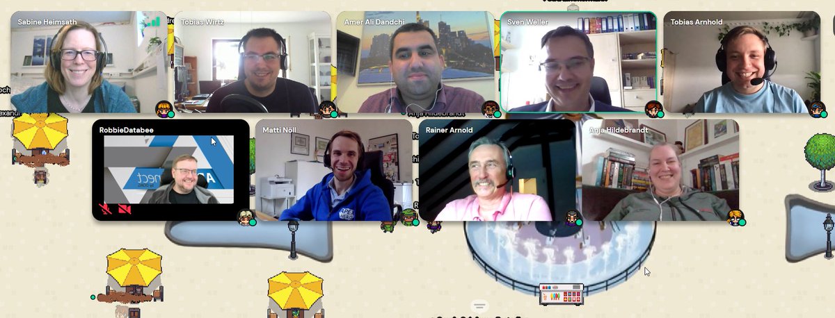 Spaß auf der #apexconn21 🥳
APEX Meetup Frankfurt grüßt den Rest der Welt! 🌎

#orclapex