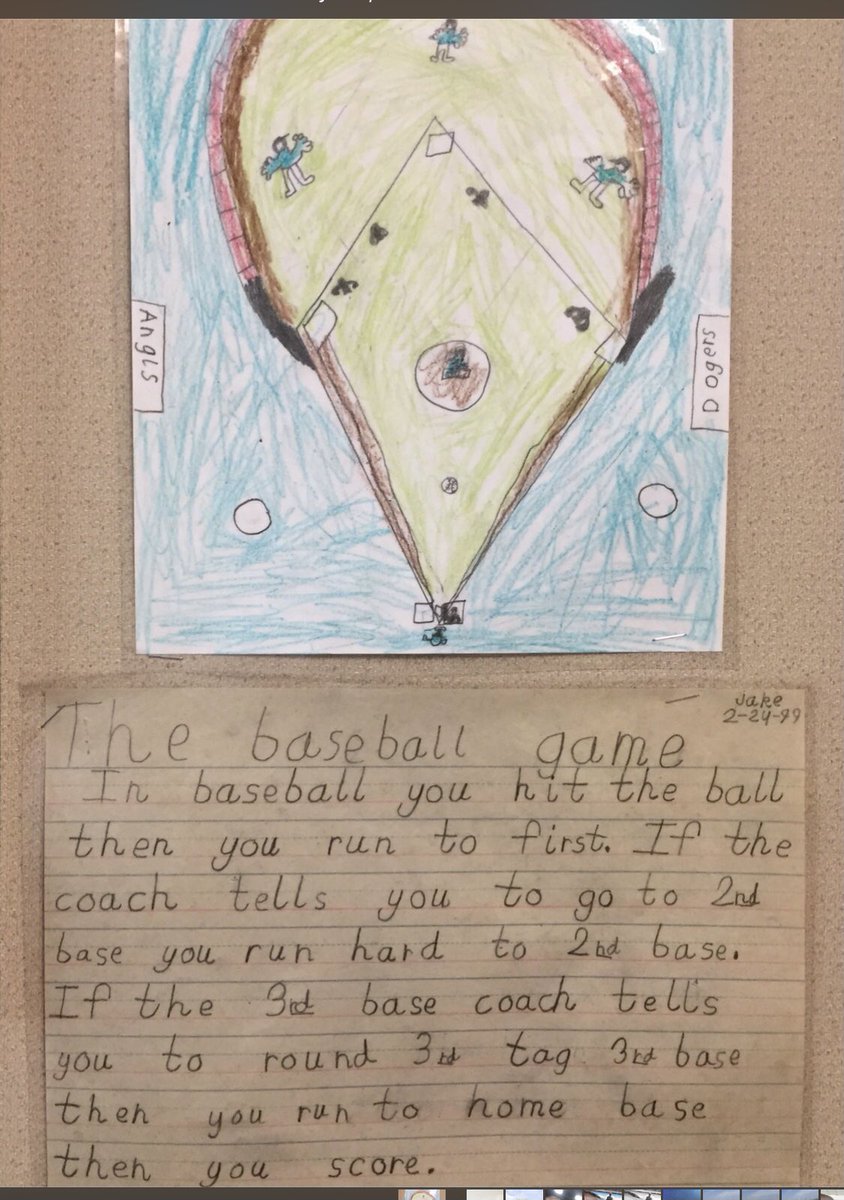 JMarisnick's tweet photo. This is what an eight year old Jake Marisnick says about how to play the game of baseball. I think he nailed it. I guess it is that simple. https://t.co/xlWVjWzRqy