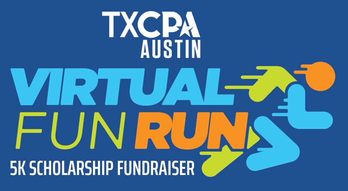 The <a href="/TXCPAAustin/">TXCPA Austin</a> Scholarship Committee challenges you to a virtual 5K FUNdraiser during May 2021. Don’t want to complete a 5K? No problem! You can make a donation with this link, too! ourfundraiser.events/2021CPAsCount5K
#TXCPAAustin #CPAsCount #VirtualFunRun #scholarships #funrun #cpa