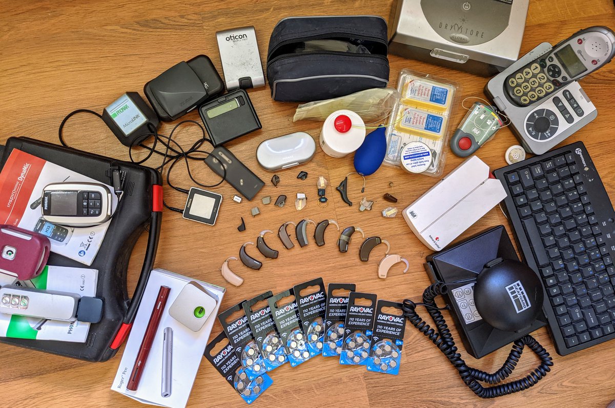 #DeafAwarenessWeek Tips: Be an active and not passive part of the solution. The image below is a little trip down memory lane and shows a snapshot of just some of the tech I've used over the last 30 years to help day-to-day or at work. Tech is an incredible assist, but... 1/3