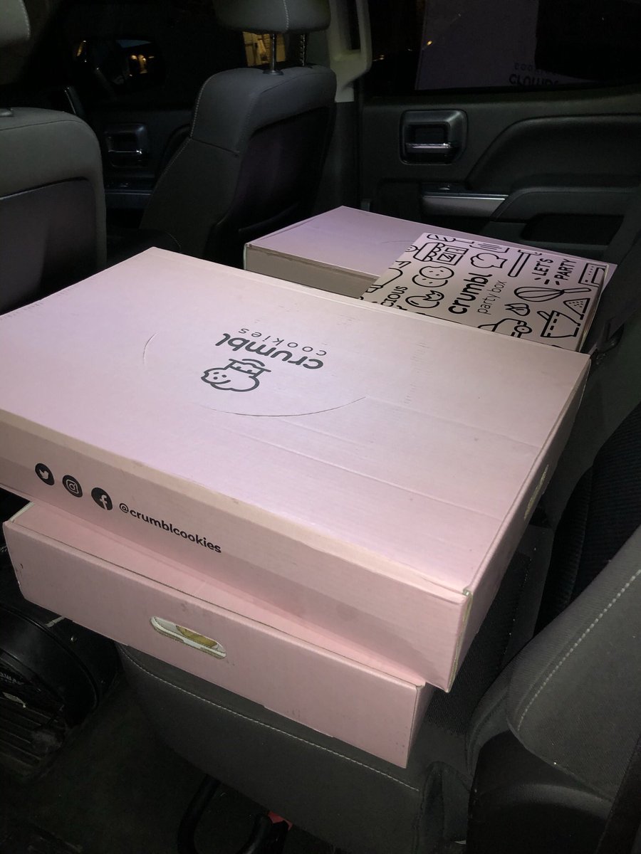 ChadCarpenter11's tweet photo. What do you do with 1,700 Crumbl Cookies???  You deliver them to the AMAZING educators in Ogden School District! Happy Teacher Appreciation Week! https://t.co/N3N8yRYUmw