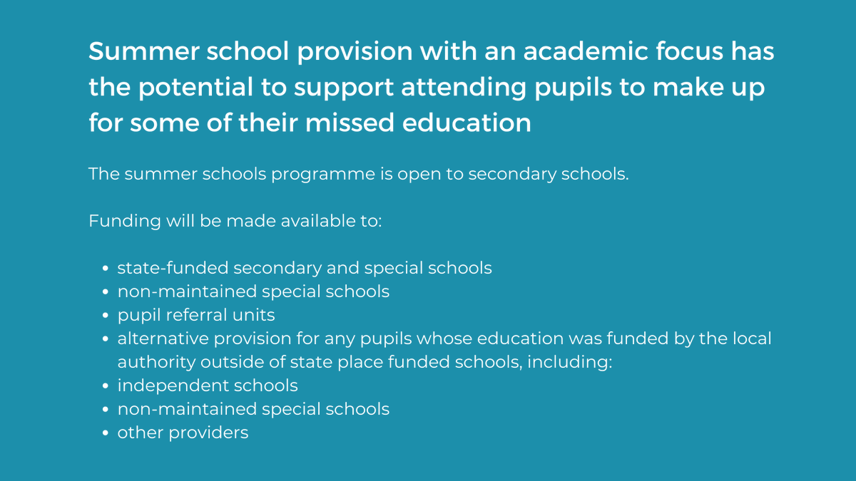 The deadline to apply for summer school programme funding is this Friday 7th May.
This programme is open to secondary schools, with the aim of delivering a short summer school, offering a blend of academic education and enrichment activities.
Click here: ow.ly/ug2J50EFl8Y