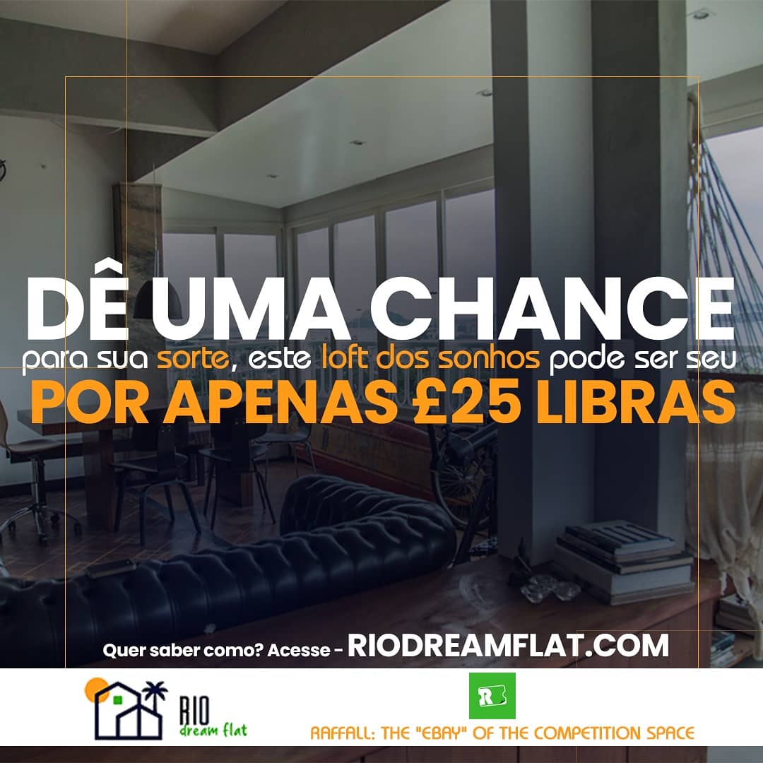 riodreamflat's tweet image. A new day, a new chance!! Do u wanna WIN AN APARTMENT IN RIO DE JANEIRO? Buy ur ticket raffles and good luck!!

#raffall #riodejaneiro #rj
#aterrodoflamengo #gloria #riodreamflat #beach #brazil #loft #carnival #beach #zonasul #raffle #apartment #realestate #london #flat #lgbtq